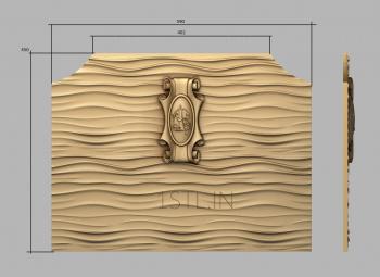 Geometrical panel (PGM_0172) 3D model for CNC machine